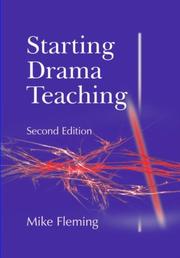 Cover of Starting drama teaching by Fleming, Michael
