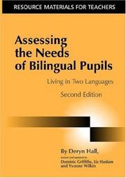 Front cover of Assessing the needs of bilingual pupils by Deryn Hall