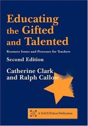 Cover of Educating the Gifted and Talented by Catherine Clark