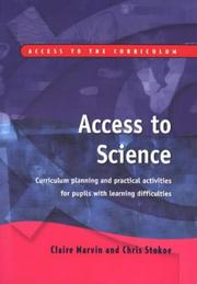 Cover of Access to Science by Claire Marvin