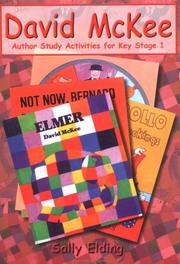 Cover of David McKee by Sally Elding