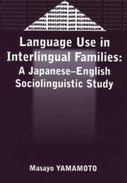 Front cover of Language use in interlingual families by Masayo Yamamoto