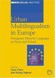 Front cover of Urban multilingualism in Europe by Guus Extra