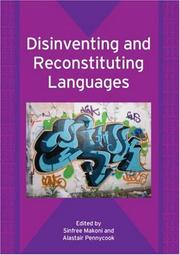 Front cover of Disinventing And Reconstituting Languages (Bilingual Education and Bilingualism) by Unknown