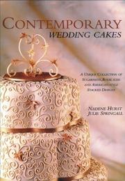 Cover of Contemporary wedding cakes by Nadene Hurst