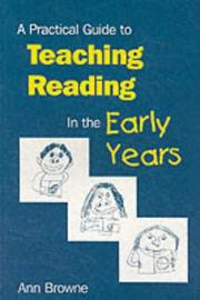 Front cover of A Practical Guide to Teaching Reading in the Early Years by Ann C Browne