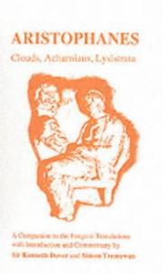 Front cover of Clouds, Acharnians, Lysistrata by Aristophanes
