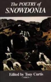 Cover of The Poetry of Snowdonia by Curtis, Tony
