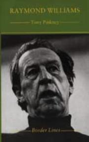 Cover of Raymond Williams by Tony Pinkney