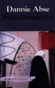 Cover of Welsh retrospective by Dannie Abse