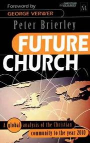Cover of Future church by P. W. Brierley