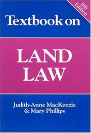 Front cover of Textbook on Land Law by Judith-Anne MacKenzie