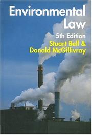 Front cover of Ball & Bell on environmental law by Bell, Stuart.