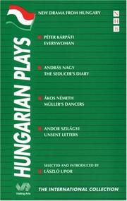Cover of Hungarian plays by Andras Nagy