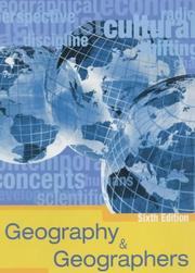 Cover of Geography and geographers by R. J. Johnston