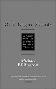Cover of One night stands by Michael Billington