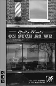 Cover of On such as we by Billy Roche
