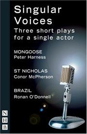 Cover of Singular (male) voices by Peter Harness