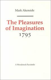 Front cover of The pleasures of imagination by Mark Akenside