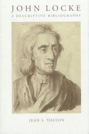 Cover of John Locke by Jean S. Yolton
