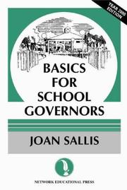 Cover of Basics for School Governors by Joan Sallis