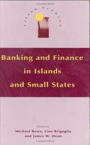 Cover of Banking and Finance Islands and Small States (Island Studies Series (London, England).) by Lino Briguglio