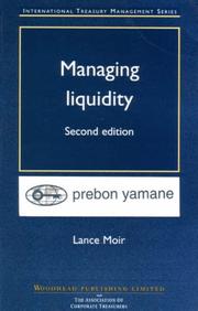 Cover of Managing Liquidity by Lance Moir