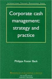 Front cover of Corporate Cash Management by Philippa Foster Back