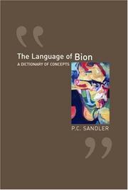 Front cover of The Language of Bion by P. C. Sandler