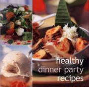 Cover of Healthy dinner party recipes by Unknown