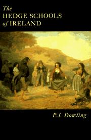 Front cover of The hedge schools of Ireland by P. J. Dowling