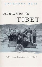 Front cover of Education in Tibet by Catriona Bass