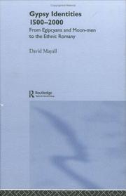 Cover of Gypsy identities, 1500-2000 by David Mayall