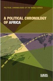 Cover of Political Chronology of Africa by David Lea