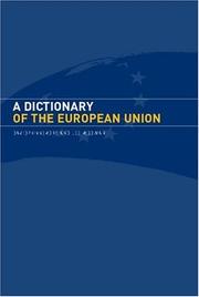 Front cover of A dictionary of the European Union by David Phinnemore