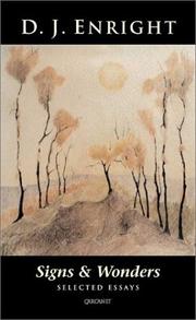 Front cover of Signs & Wonders by D. J. Enright