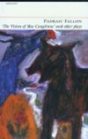 Front cover of Vision of MacConglinne by Padraic Fallon