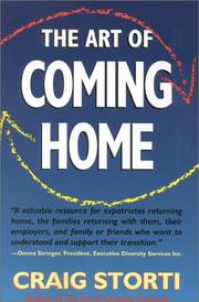 Front cover of The art of coming home by Craig Storti