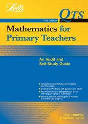 Front cover of Mathematics for Primary Teachers by Sue Jennings