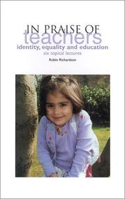 Front cover of In praise of teachers by Richardson, Robin.
