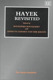 Front cover of Hayek Revisited (The Locke Institute Series) by Unknown