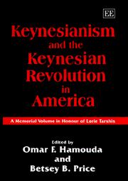 Cover of Keynesianism and the Keynesian revolution in America by Lorie Tarshis