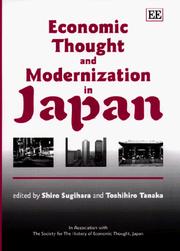 Cover of Economic thought and modernization in Japan by Shirō Sugihara