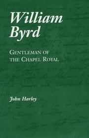 Cover of William Byrd by John Harley