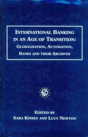 Front cover of International banking in an age of transition by Lucy Newton