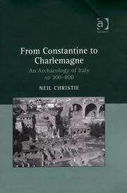 Cover of From Constantine to Charlemagne by Neil Christie