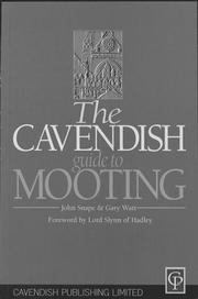 Cover of The cavendish guide to mooting by Snape, John.