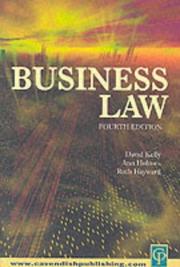 Cover of Business Law by David Kelly