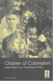 Front cover of Children of colonialism by Lionel Caplan