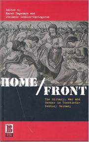 Cover of Home/front by Karen Hagemann